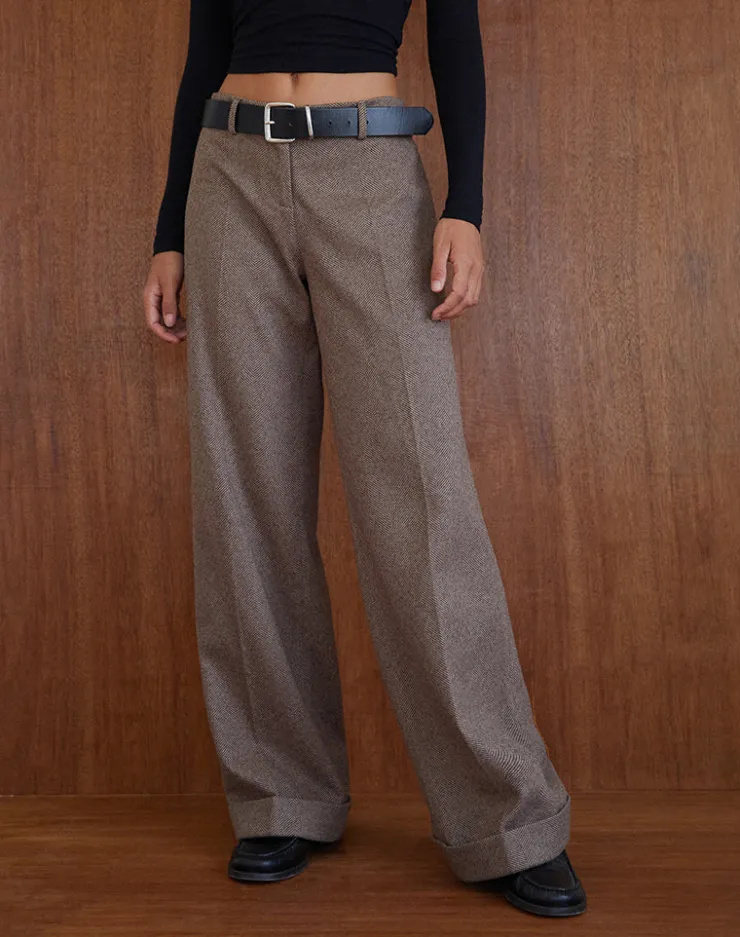 Women Motel Rocks Tailoring | Abdel Faux Wool Tailored Trouser in