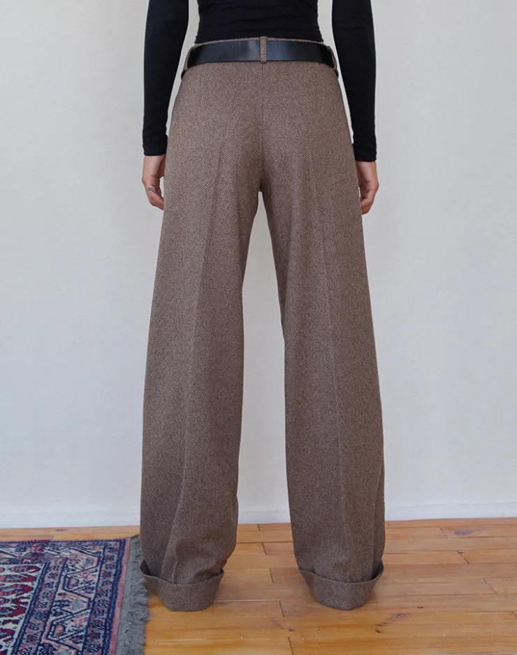 Women Motel Rocks Tailoring | Abdel Faux Wool Tailored Trouser in