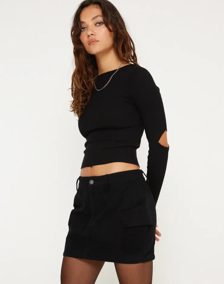 Women Motel Rocks Mini Skirts | Ajeng Low Rise Cargo Mini Skirt in