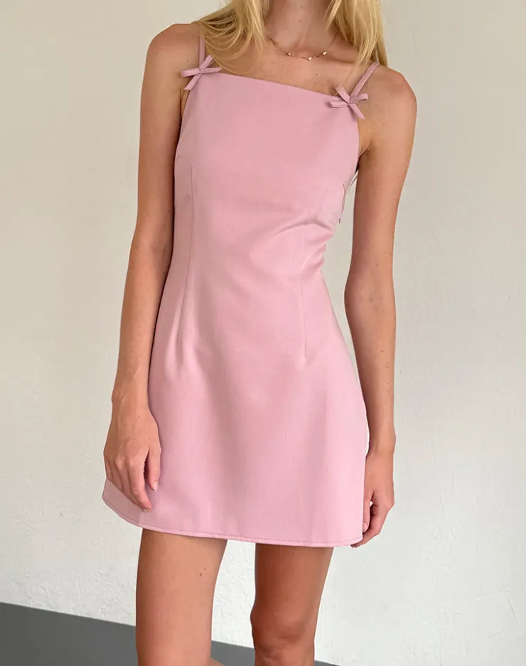 Women Motel Rocks Day Dresses | Bodycon Dresses | Aketi Mini Dress in Dusky Pink