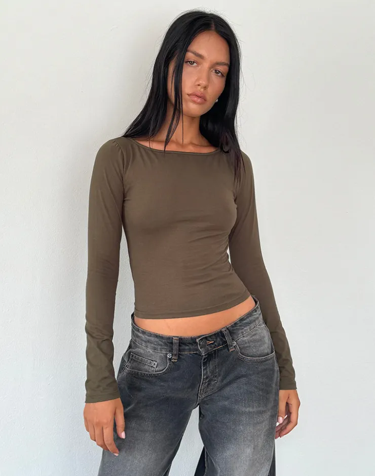 Women Motel Rocks Basics | Basic Tops | Amabon Long Sleeve Top in