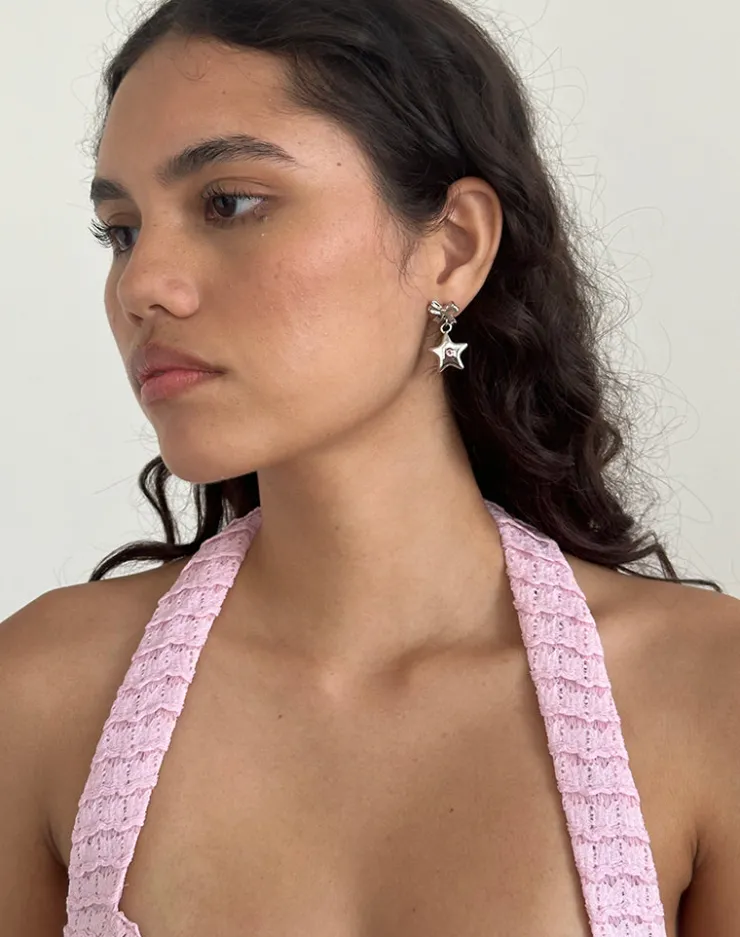 Women Motel Rocks Accessories | Bellatrix Earrings Pink Star