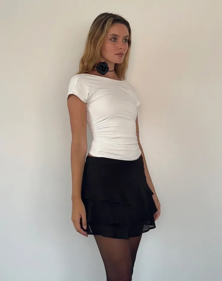 Women Motel Rocks Mini Skirts | Camigo Ruffle Mini Skirt in