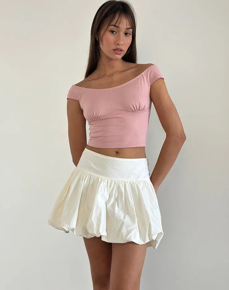 Women Motel Rocks Basic Tops | Corset Tops | Cania Corset Top in Pink Lady