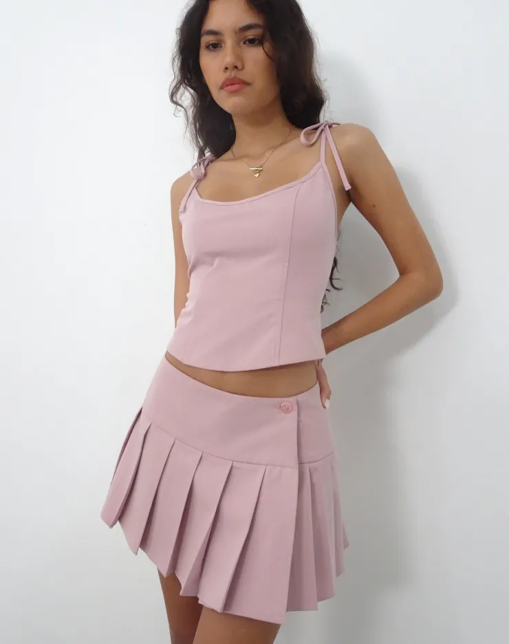 Women Motel Rocks Pleated Skirts | Mini Skirts | Casini Pleated Micro Skirt in