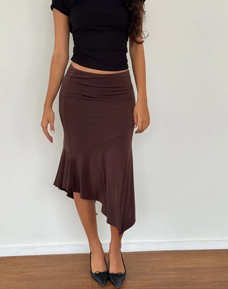 Women Motel Rocks Basics | Midi Skirts | Cinta Low Rise Midi Skirt in