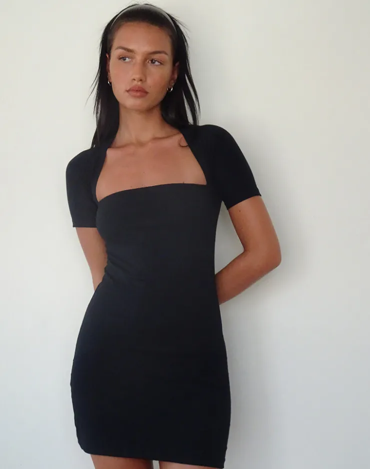 Women Motel Rocks Day Dresses | Bodycon Dresses | Drequa Mini Dress in Black