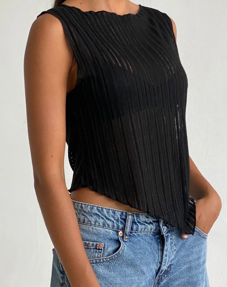 Women Motel Rocks Basic Tops | Vest Tops | Etta Knitted Vest Top in