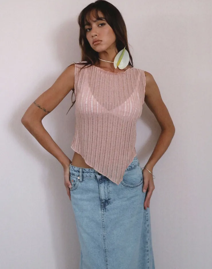 Women Motel Rocks Basic Tops | Vest Tops | Etta Knitted Vest Top In