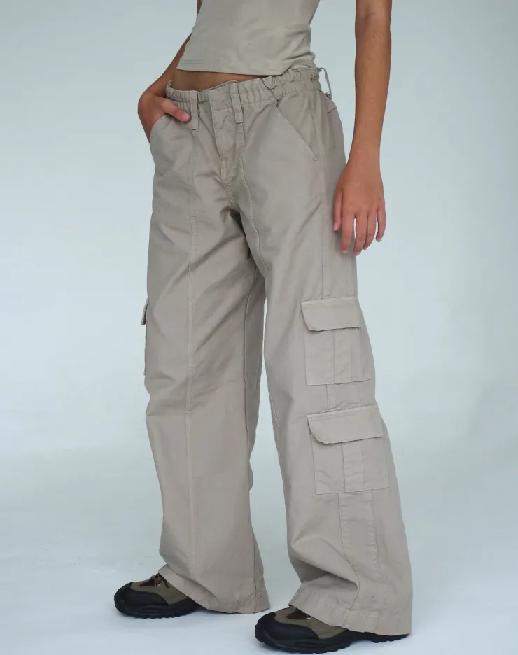 Women Motel Rocks Wide Leg Pants | Hansa Cargo Trouser in