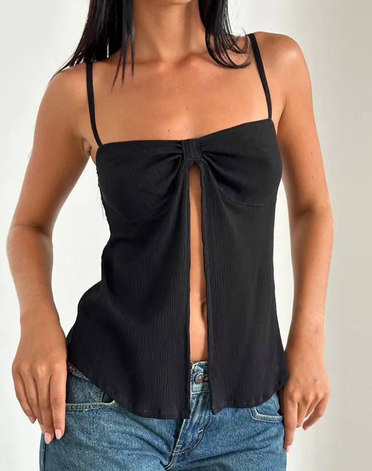 Women Motel Rocks Strappy Tops | Going Out Tops | Jastipa Longline Butterfly Top in