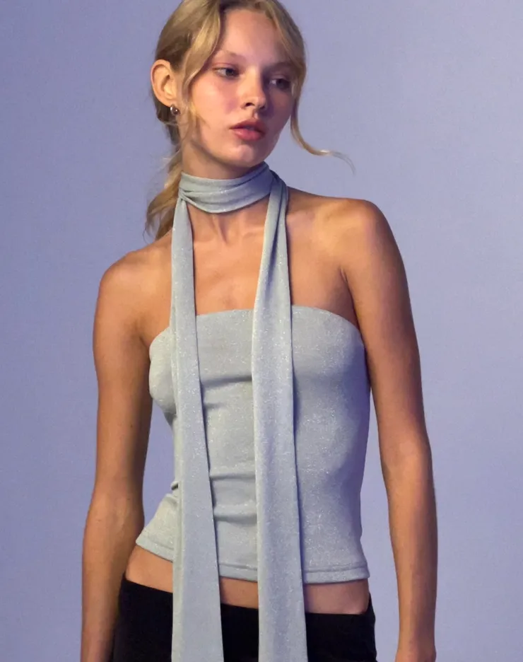 Women Motel Rocks Bandeau Tops | Jeldia Bandeau Top and Scarf Set in