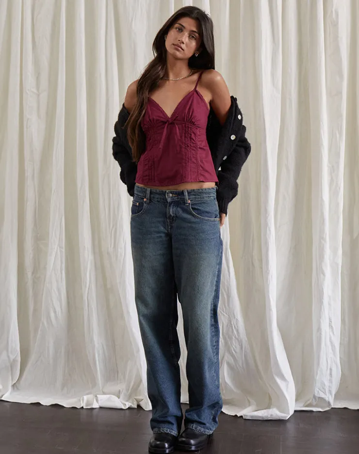 Women Motel Rocks Strappy Tops | Going Out Tops | Jepuni Cami Top in