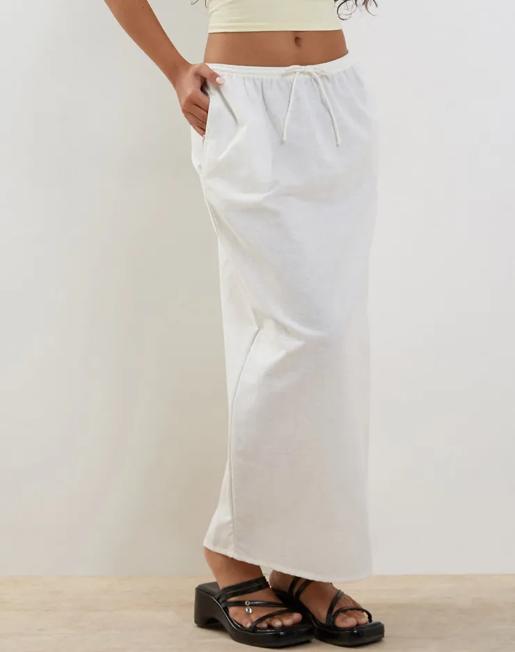 Women Motel Rocks A Line Skirts | Maxi Skirts | Joelene Maxi Skirt in White