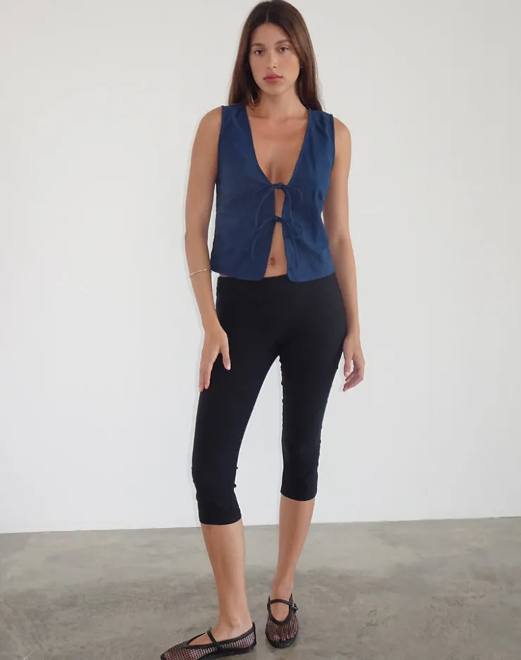 Women Motel Rocks Going Out Tops | Kayve Tie Front Top in