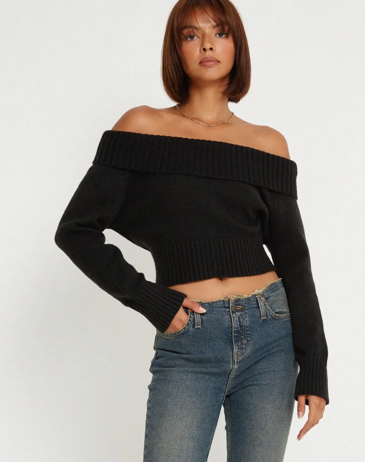 Women Motel Rocks Long Sleeve Tops | Koriya Bardot Top in