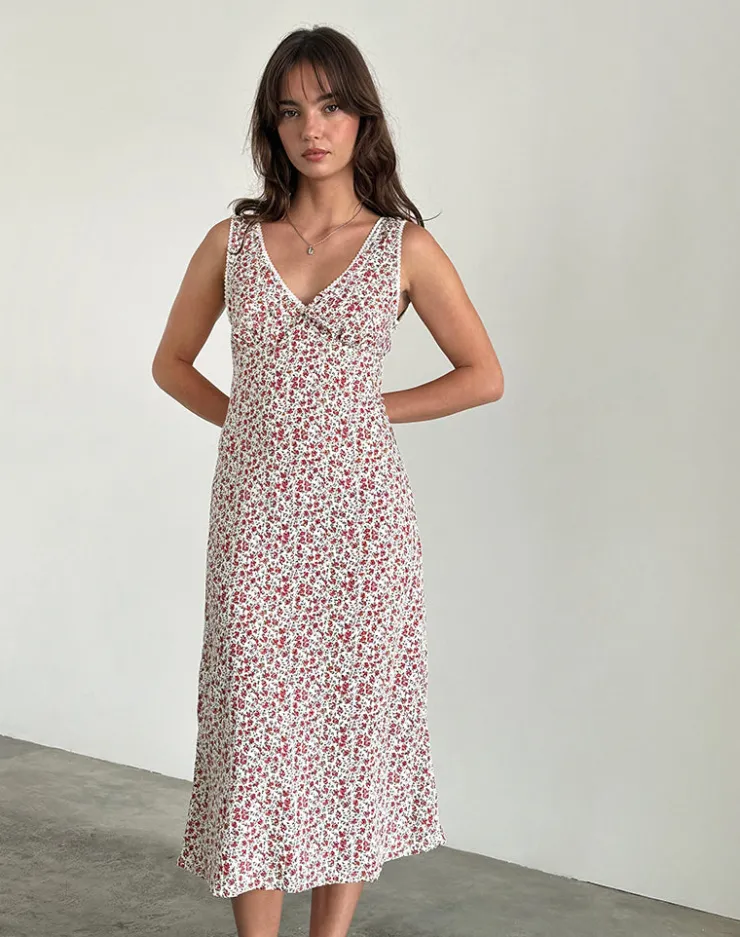 Women Motel Rocks Printed Dresses | Day Dresses | Lavisha Midi Dress in Pretty Ditsy