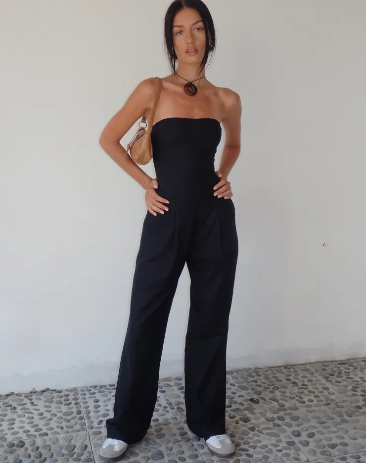 Women Motel Rocks Jumpsuits & Rompers | Basics | MOTEL X JACQUIE Kyaria Bandeau Jumpsuit in