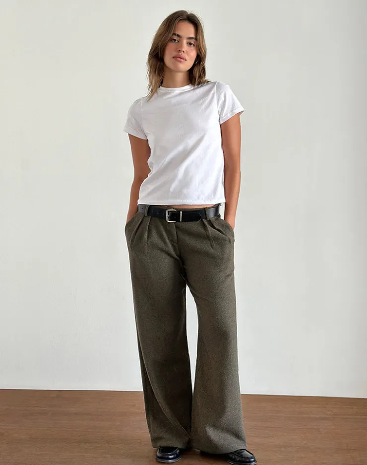 Women Motel Rocks Tailoring | Nailaka Tailored Trouser in Dark Taupe