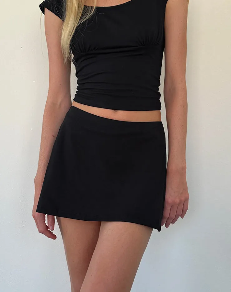 Women Motel Rocks Basics | A Line Skirts | Nidya A-Line Mini Skirt in