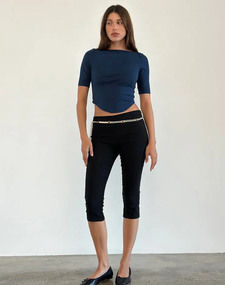 Women Motel Rocks Basic Tops | Tees | Ralda Curved Jersey Tee in