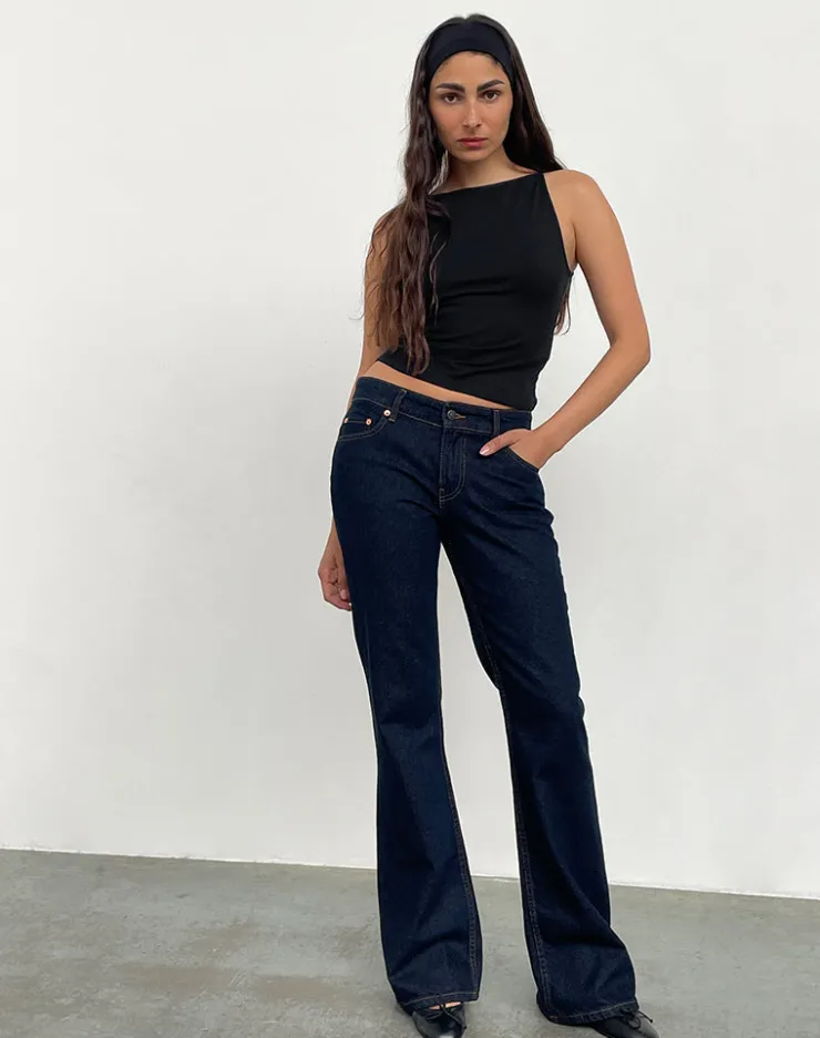 Women Motel Rocks Jeans | Flared Jeans | Rigid Low Rise Flare Jeans In