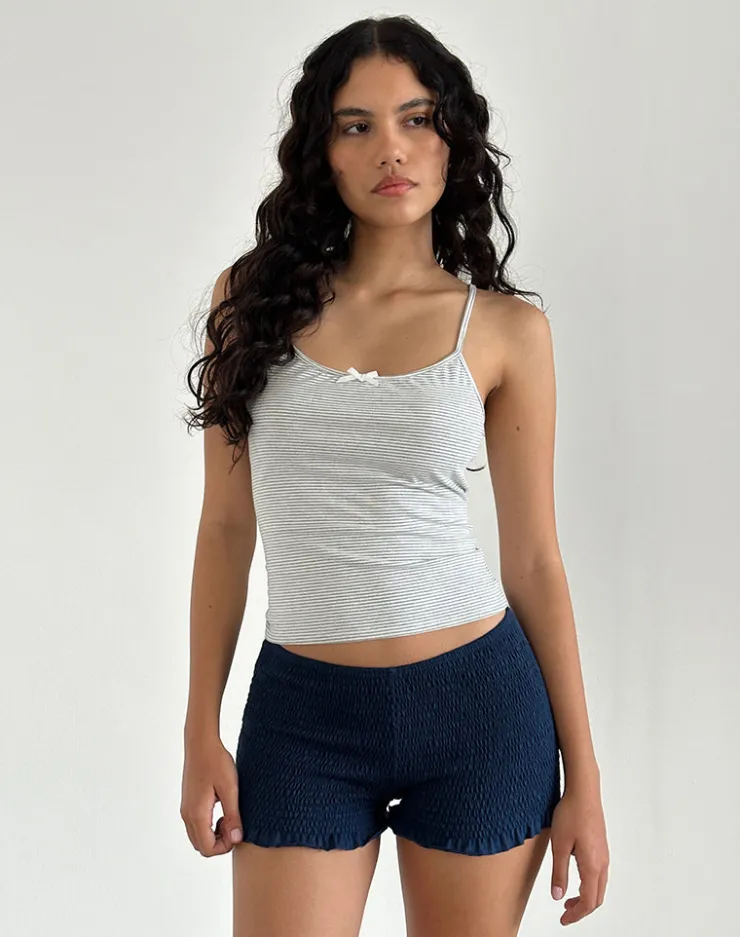 Women Motel Rocks Micro Shorts | LOUNGEWEAR | Ritala Shirred Micro Shorts in