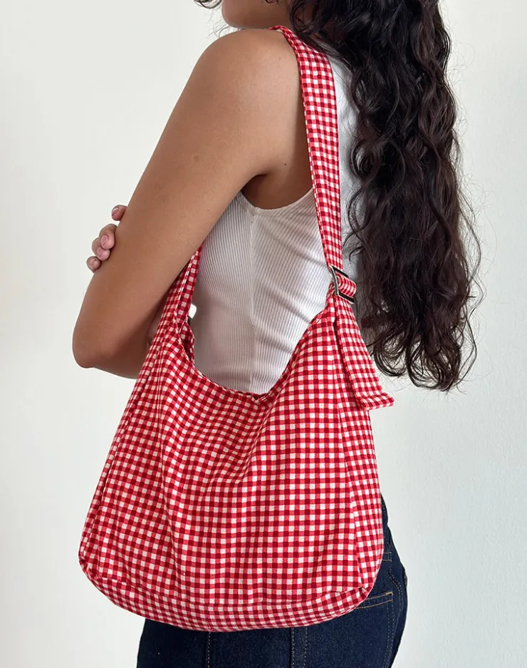 Women Motel Rocks Accessories | Roscoe Bag in Red Gingham