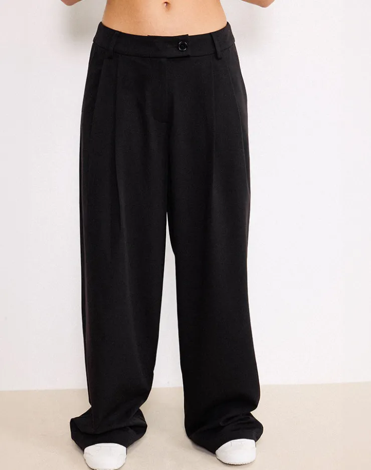 Women Motel Rocks Tailoring | Wide Leg Pants | Sakira Oversized Wide Leg Trousers in