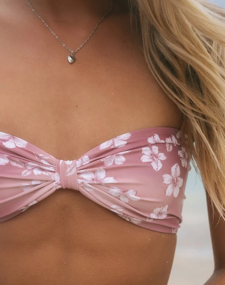 Women Motel Rocks Swimwear | Samara Bikini Top in Hibiscus Floral