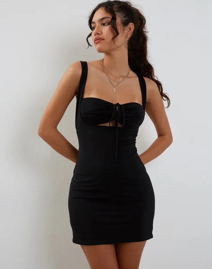 Women Motel Rocks Basics | Little Black Dresses | Shadi Mini Dress in Black