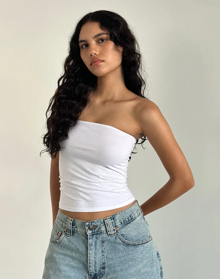 Women Motel Rocks Basics | Basic Tops | Shaelo Bandeau Top in