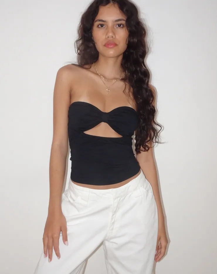 Women Motel Rocks Basics | Tifose Bandeau-twist Front Top in