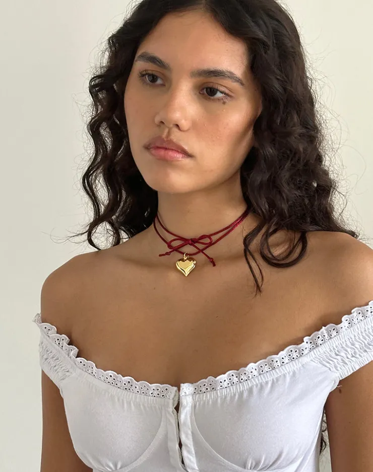 Women Motel Rocks Accessories | Valentina Heart Necklace