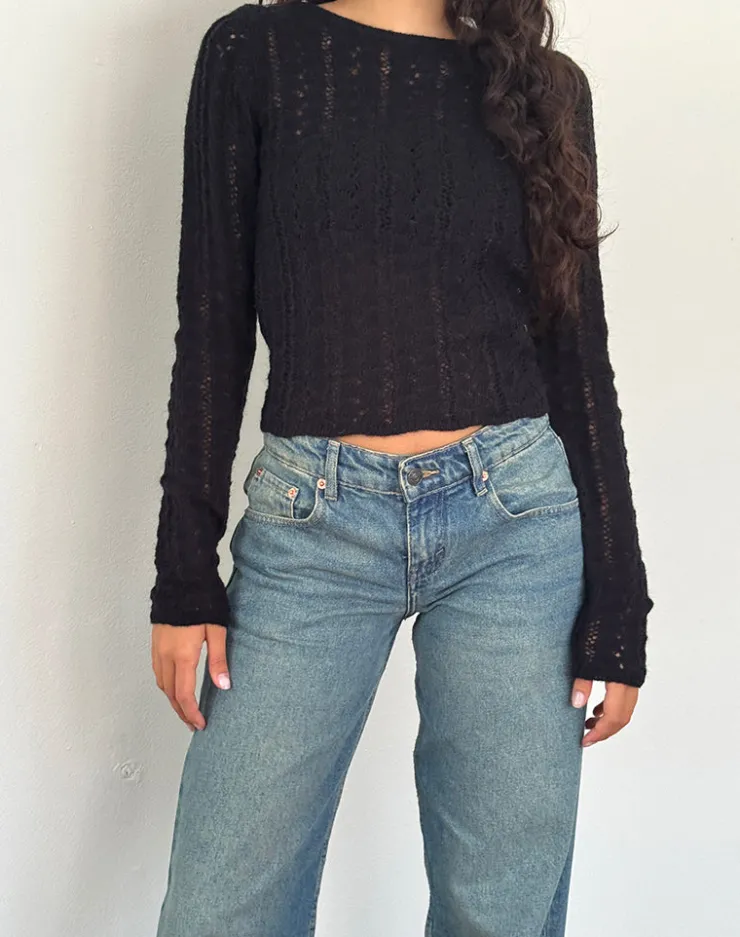 Women Motel Rocks Basics | Long Sleeve Tops | Venia Knitted Long Sleeve Top in