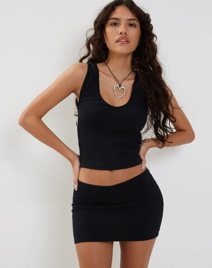 Women Motel Rocks Mini Skirts | Vidia V Front Mini Skirt in