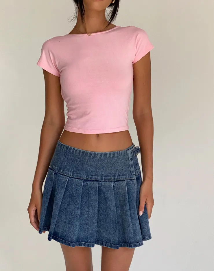 Women Motel Rocks Basics | Basic Tops | Xiwang Crop Top in Ballet Pink