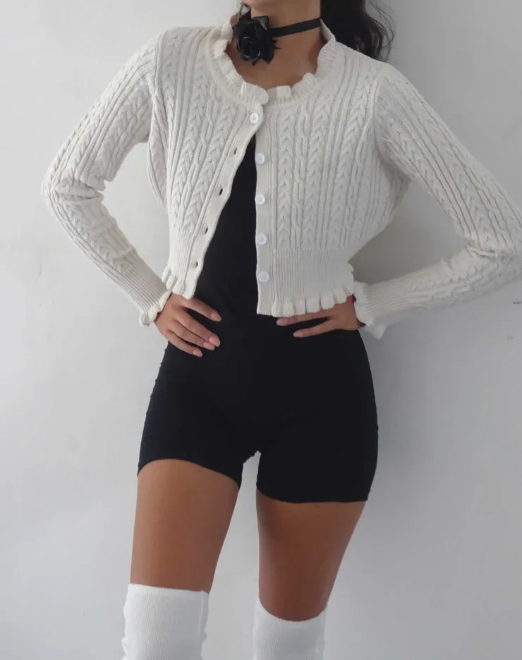 Women Motel Rocks Basics | Yasona Button Up Cardigan in