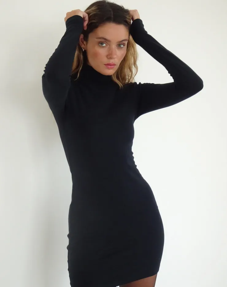 Women Motel Rocks Basics | Bodycon Dresses | Yrion Turtle Neck  Bodycon Mini Dress in